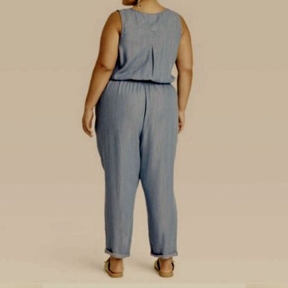 Knox Rose Jumpsuit and Zara Linen Blend Top Bundle. - Picture 15 of 16